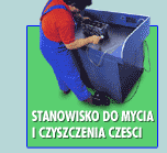 stanowiska do mycia i czyszczenia czesci